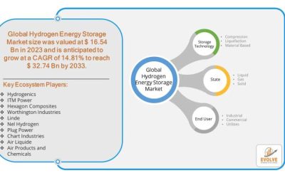 Hydrogen Energy Storage Demand Surges With $32.7B Market Growth Expected